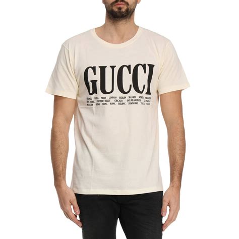 buy gucci white t shirt|gucci t shirt men white.